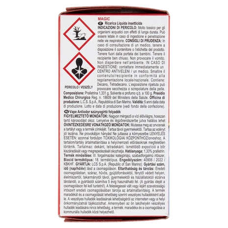 VAPE Liquido Antiodore Ricarica 36 ml